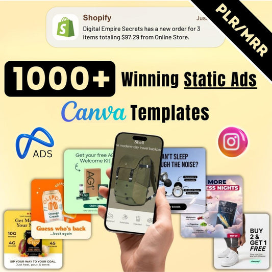 1000+ Meta Ad Templates Canva Bundle: Marketing Ads, Email Templates- your discount expires in 2 hours.